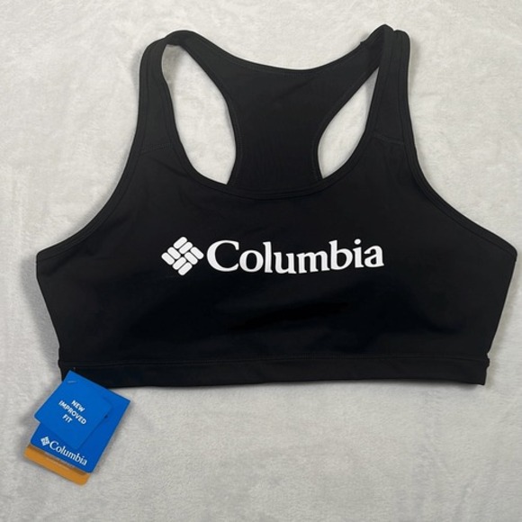 Columbia Other - Columbia Women 1 Pack Classic Logo Racerback Omni Wick Bra Size XL Sport Bra New
